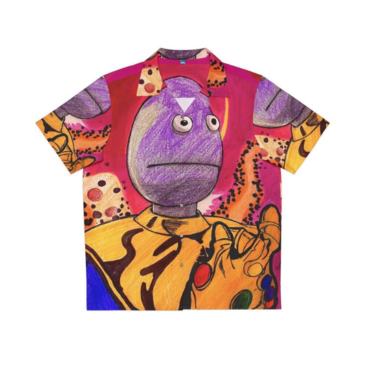 Randy Feltface Hawaiian Shirt with Inevitable Infinity Gauntlet Design