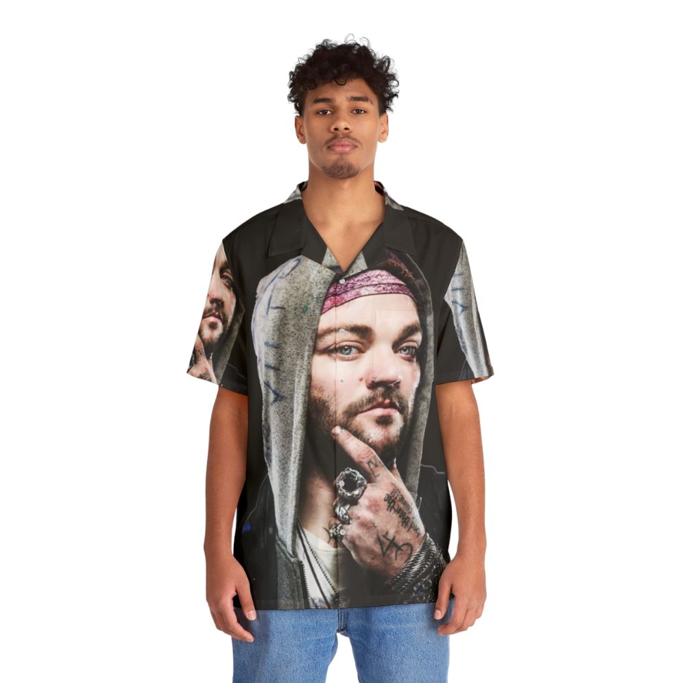 Bam Margera 90s Hawaiian Shirt - People Front