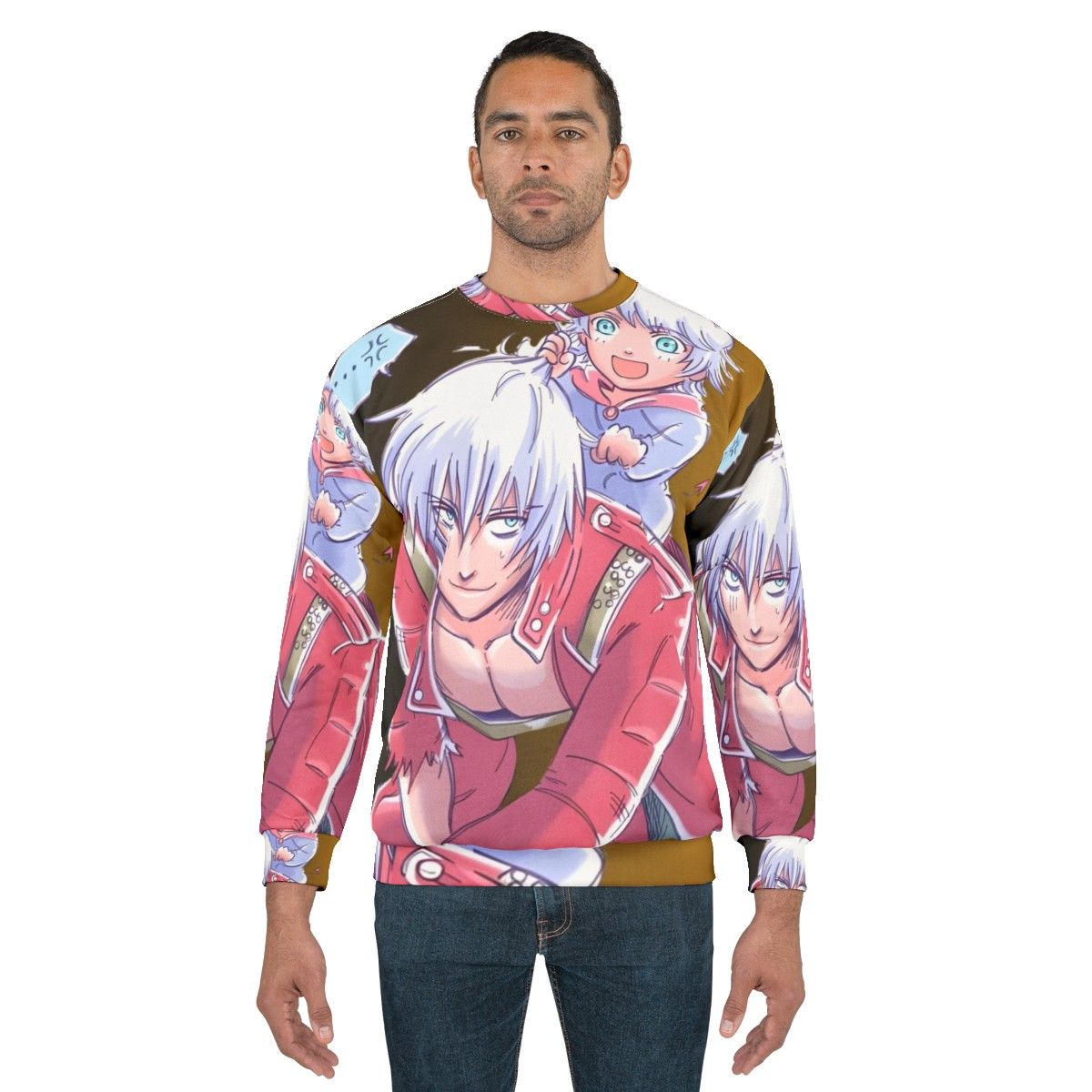 Devil May Cry fan art inspired sweatshirt design - men