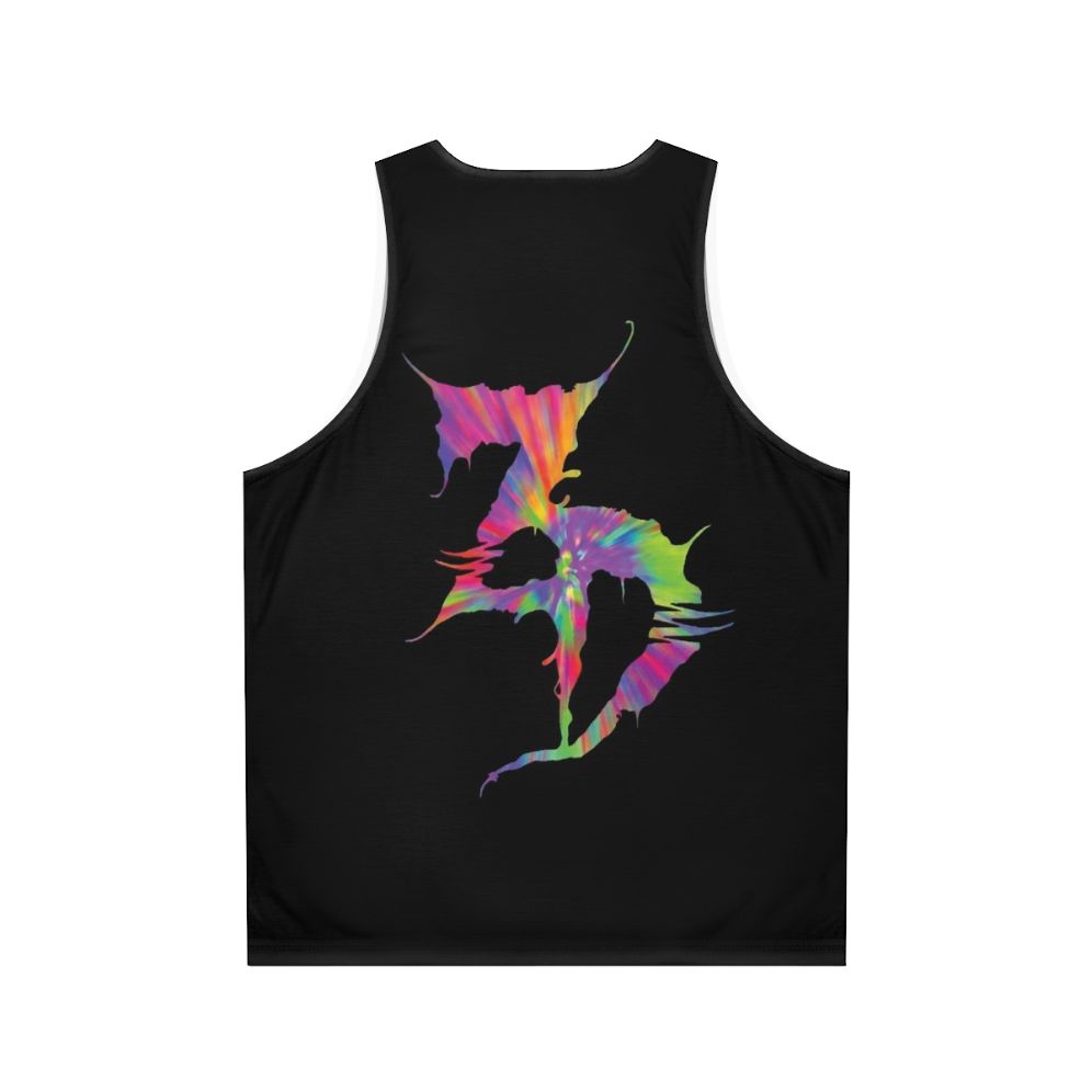 Zeds Dead unisex tie-dye tank top for EDM festivals and raves - Back