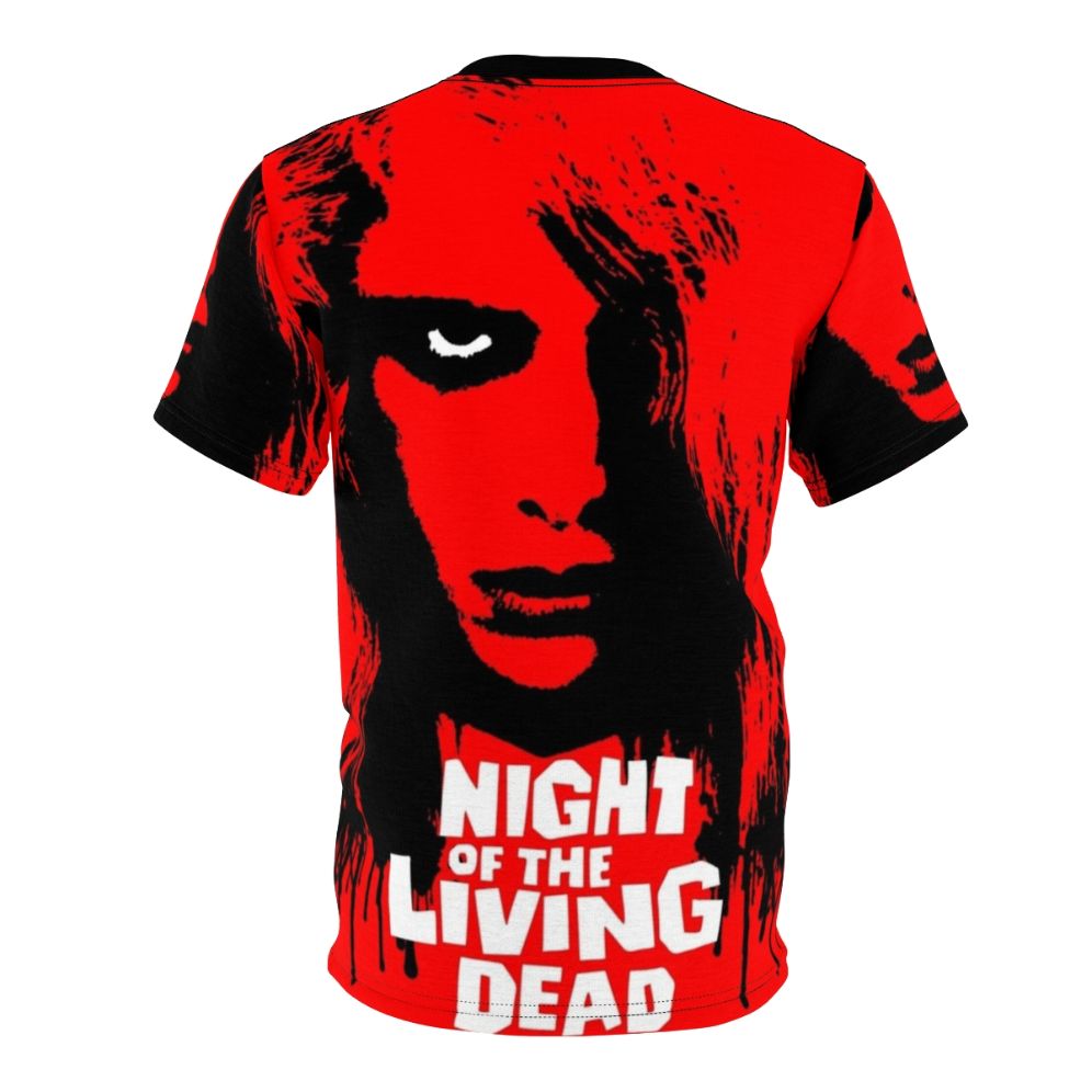 Retro-style t-shirt with a Night of the Living Dead inspired zombie design - Back