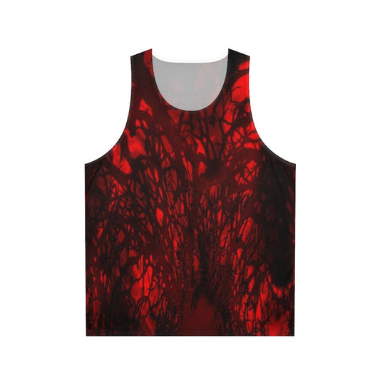 Vibrant watercolor and tie dye unisex tank top