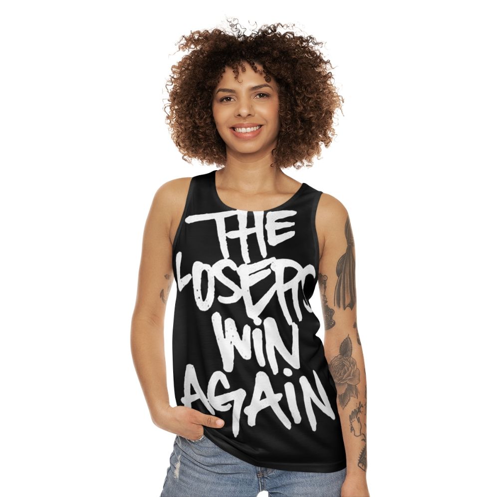 Unisex "The Loser Win Again" Tank Top for Yelawolf and Catfish Billie Fans - women