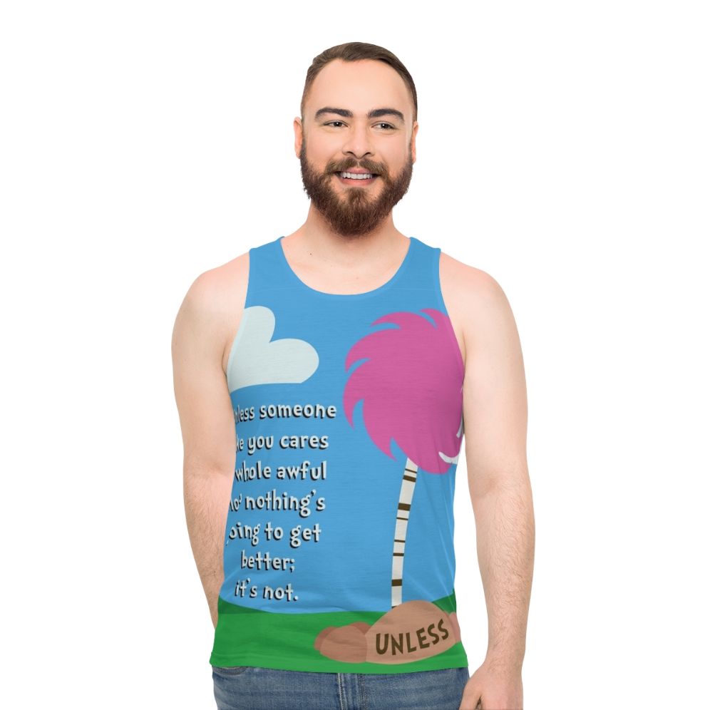 Unisex Dr. Seuss 'The Lorax' Tank Top - men