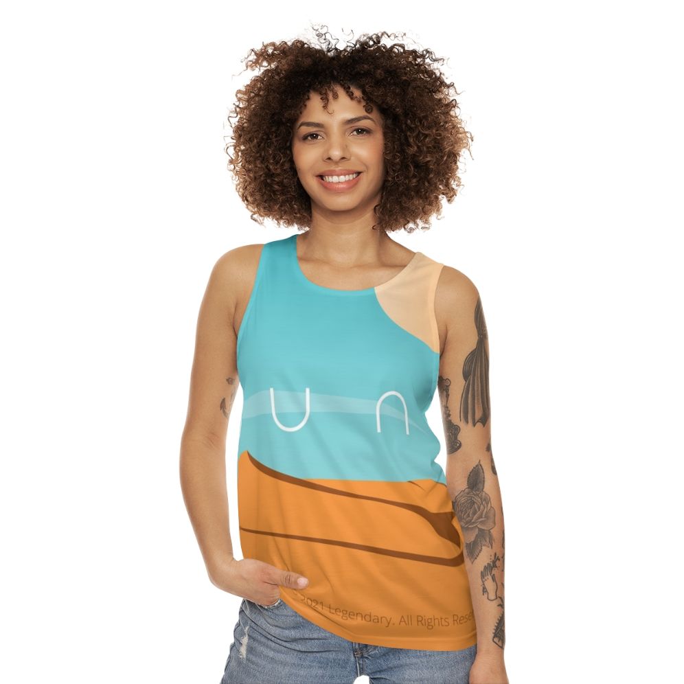 Dune movie inspired unisex tank top - women