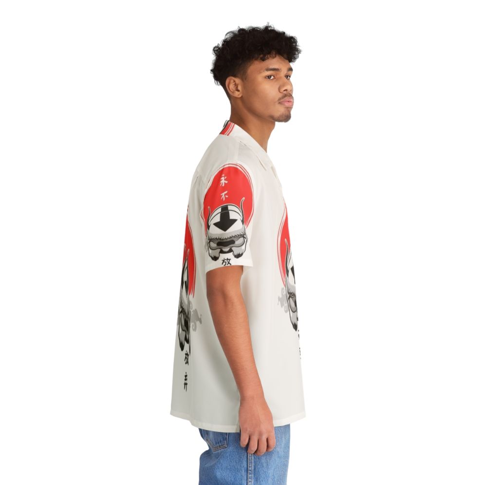 Avatar The Last Airbender Hawaiian Shirt featuring anime art and elemental bending - People Pight