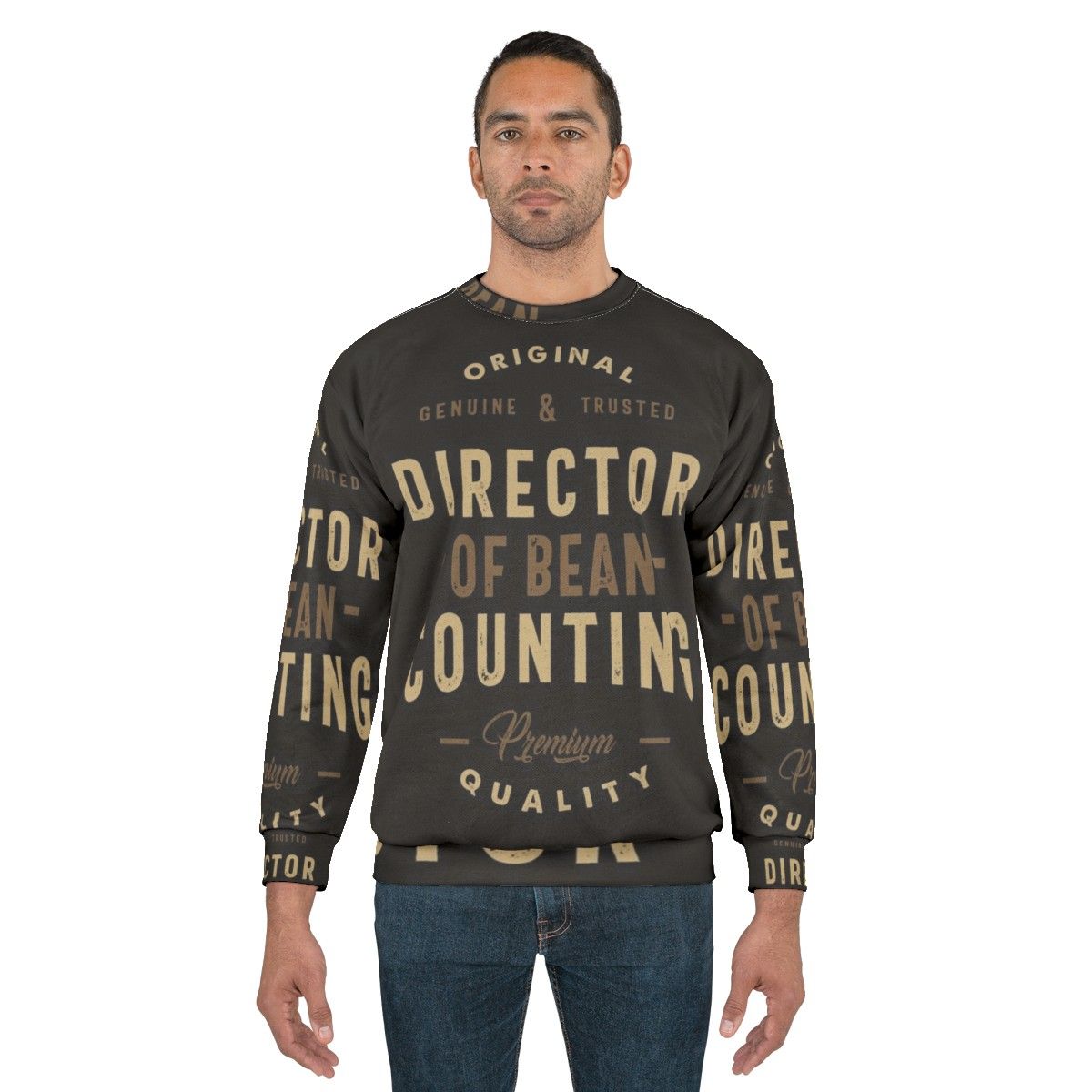 Director of Accounting Sweatshirt with Humorous Typography - men