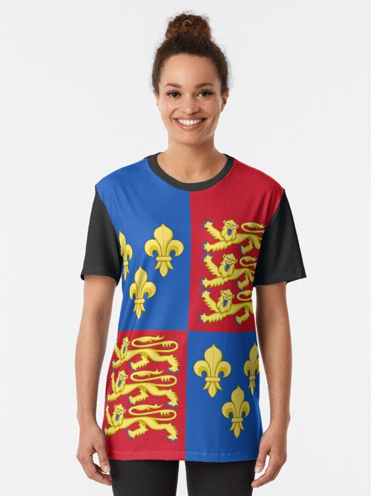 Henry V - Royal Arms of England (1399-1603) Graphic T-Shirt - Women