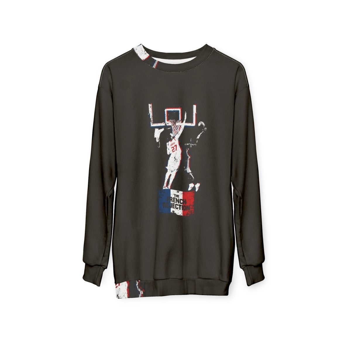 Rudy Gobert French Rejection Basketball Sweatshirt - hanging