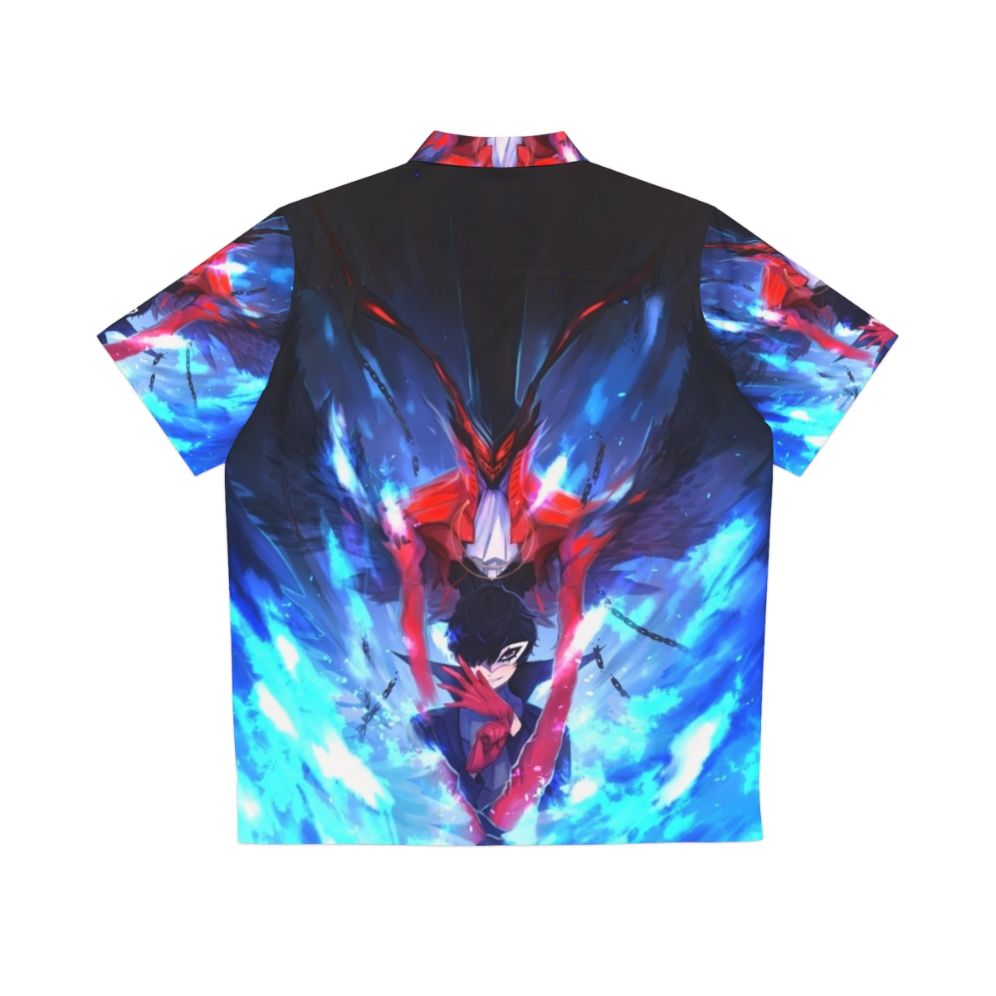 Persona 5 Joker Themed Hawaiian Shirt - Back