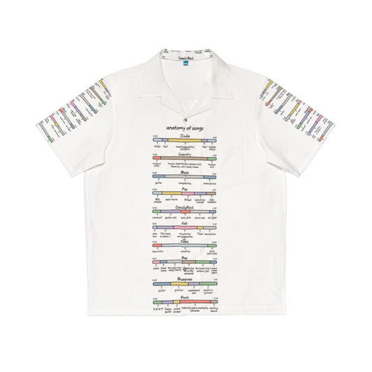 Anatomy of Songs Composite Hawaiian Shirt for Music Lovers