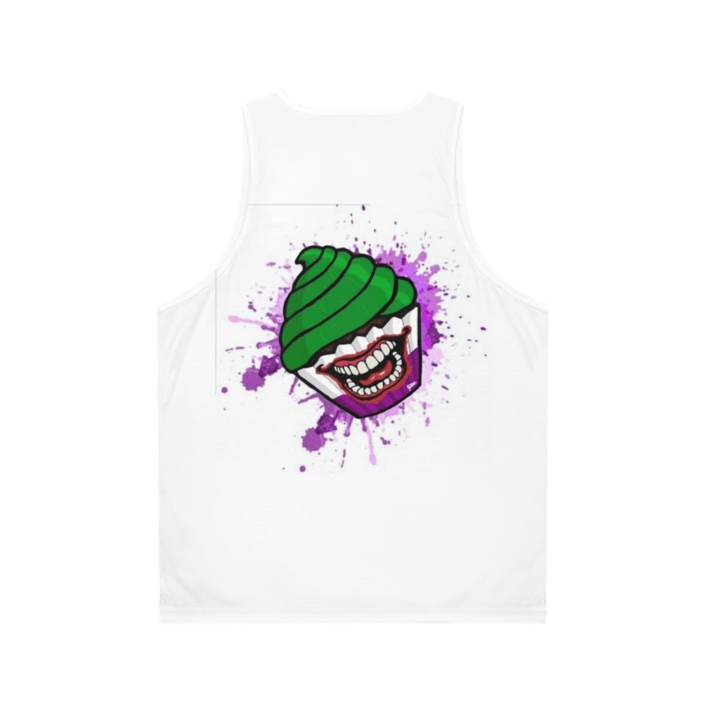 Villain Cupcake Unisex Tank Top - Back