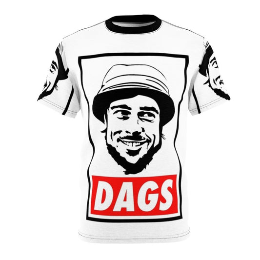 AOP T-shirt featuring a Gipsy dog design inspired by the cult classic film 'The Snatch'