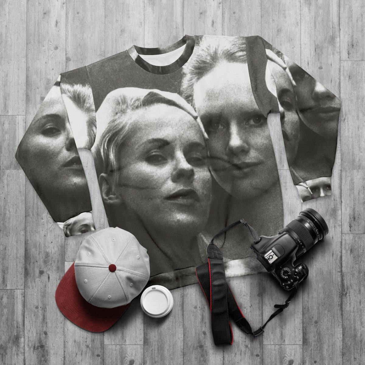 Persona Ingmar Bergman Cult Classic Sweatshirt - flat lay