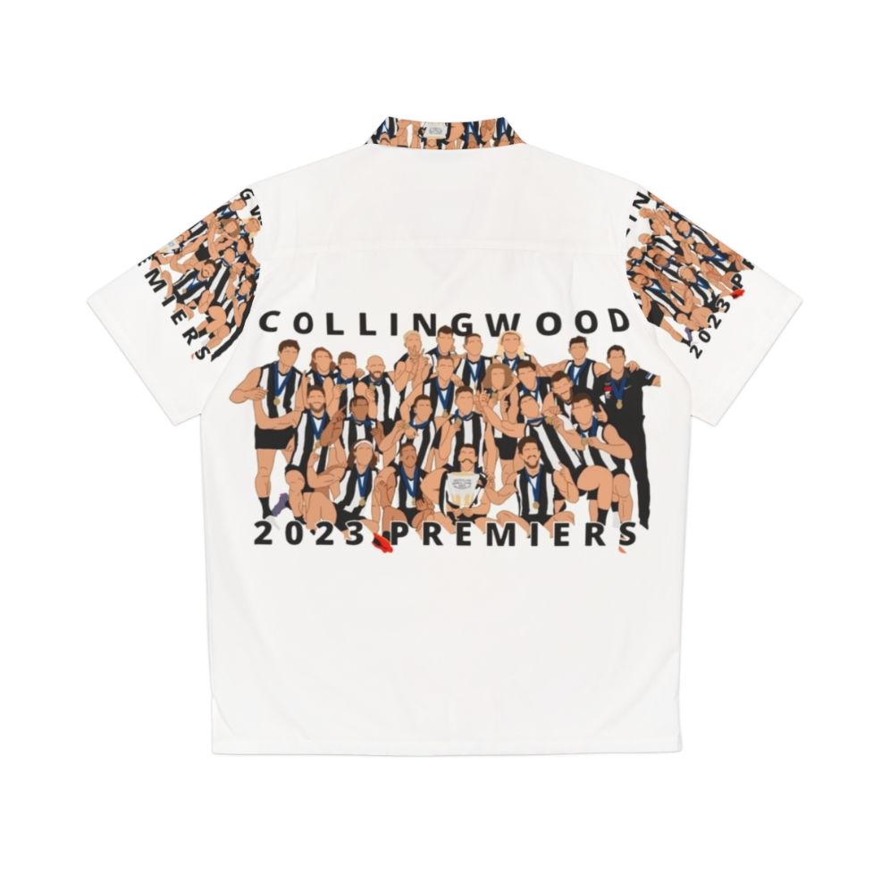 Collingwood Premiers Hawaiian Shirt - Back