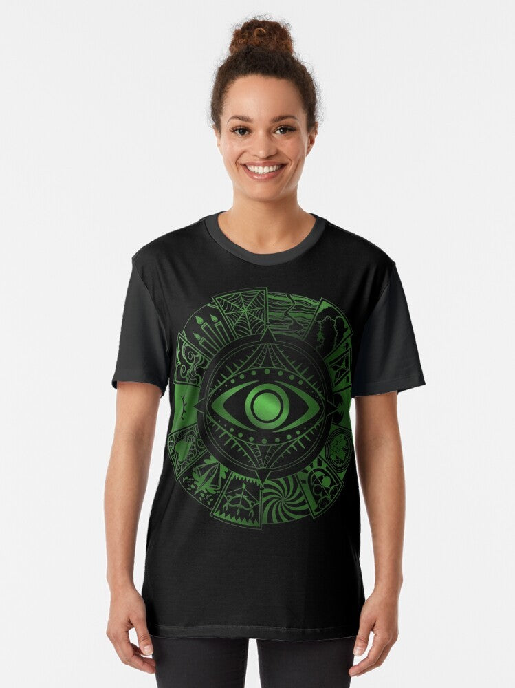 Fears wheel graphic design printed on a t-shirt for men, women, and teens - Women