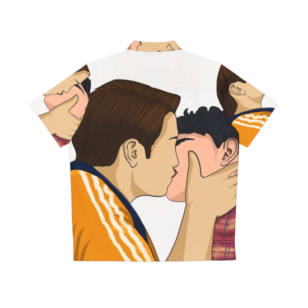 Heartstopper Nick and Charlie Hawaiian Shirt - Back