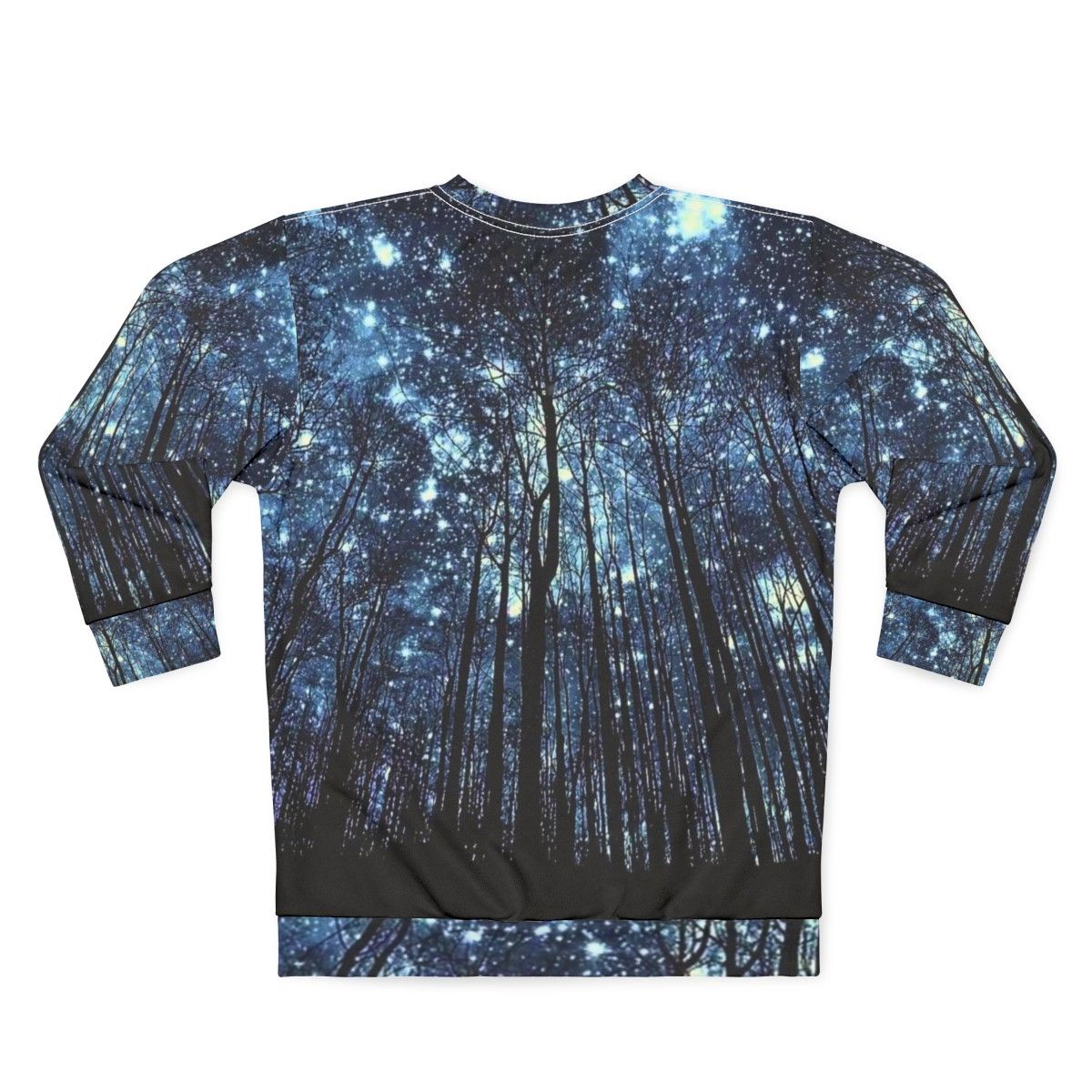 Cosmic star pattern sweatshirt - Back