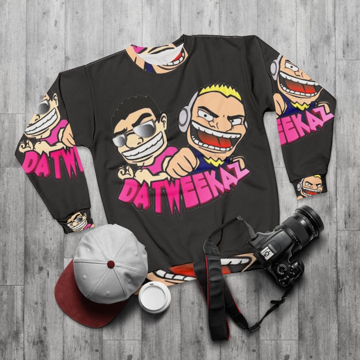 Datweekaz Hardstyle Sweatshirt - flat lay