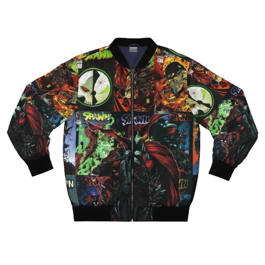 Spawn superhero bomber jacket with comic book-inspired design