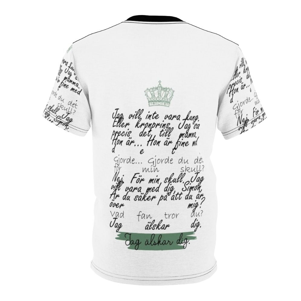 Jag Lskar Dig Young Royals Season 3 Inspired Graphic T-Shirt - Back