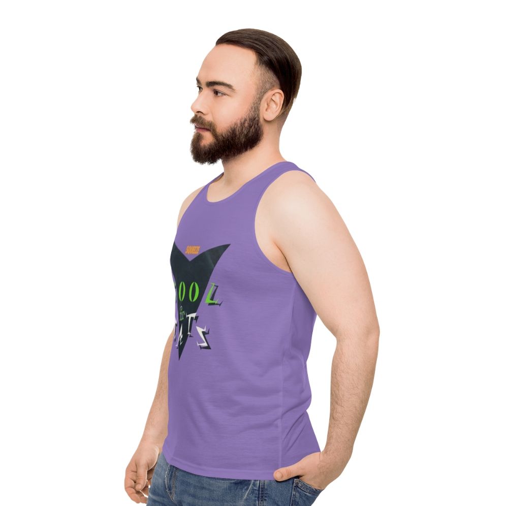 Unisex tank top with Cool For Cats album artwork - men side