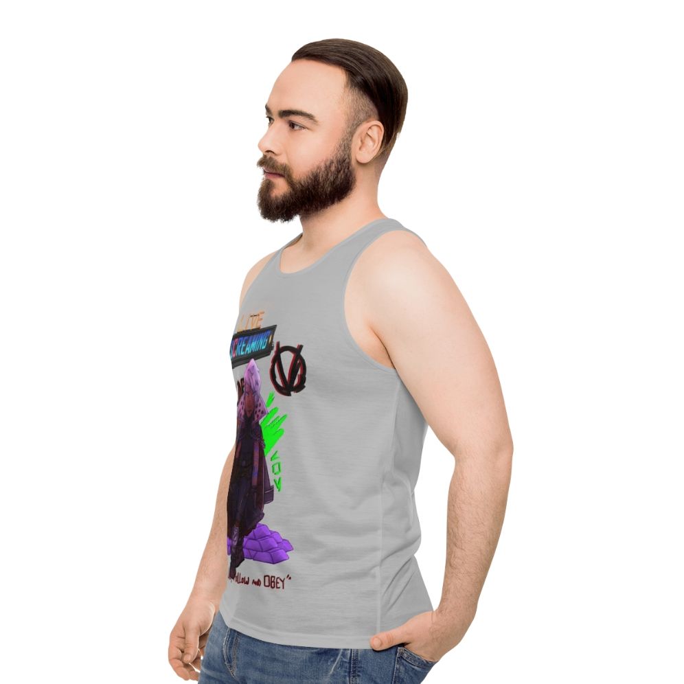 Borderlands 3 Tyreen Calypso Unisex Tank Top - men side