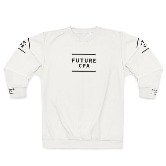 Stylish Future CPA Sweatshirt with Feminist Design