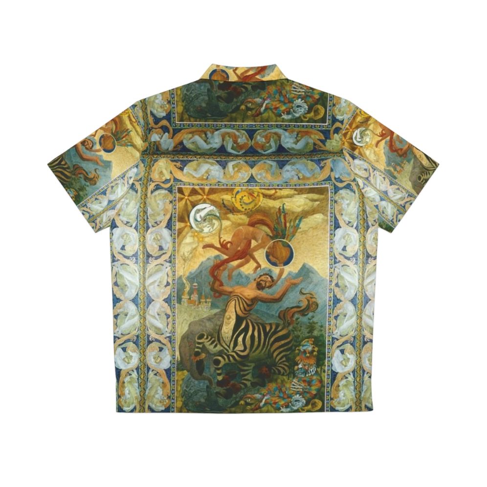 Vibrant Oliver Grimley Fantasy Hawaiian Shirt - Back