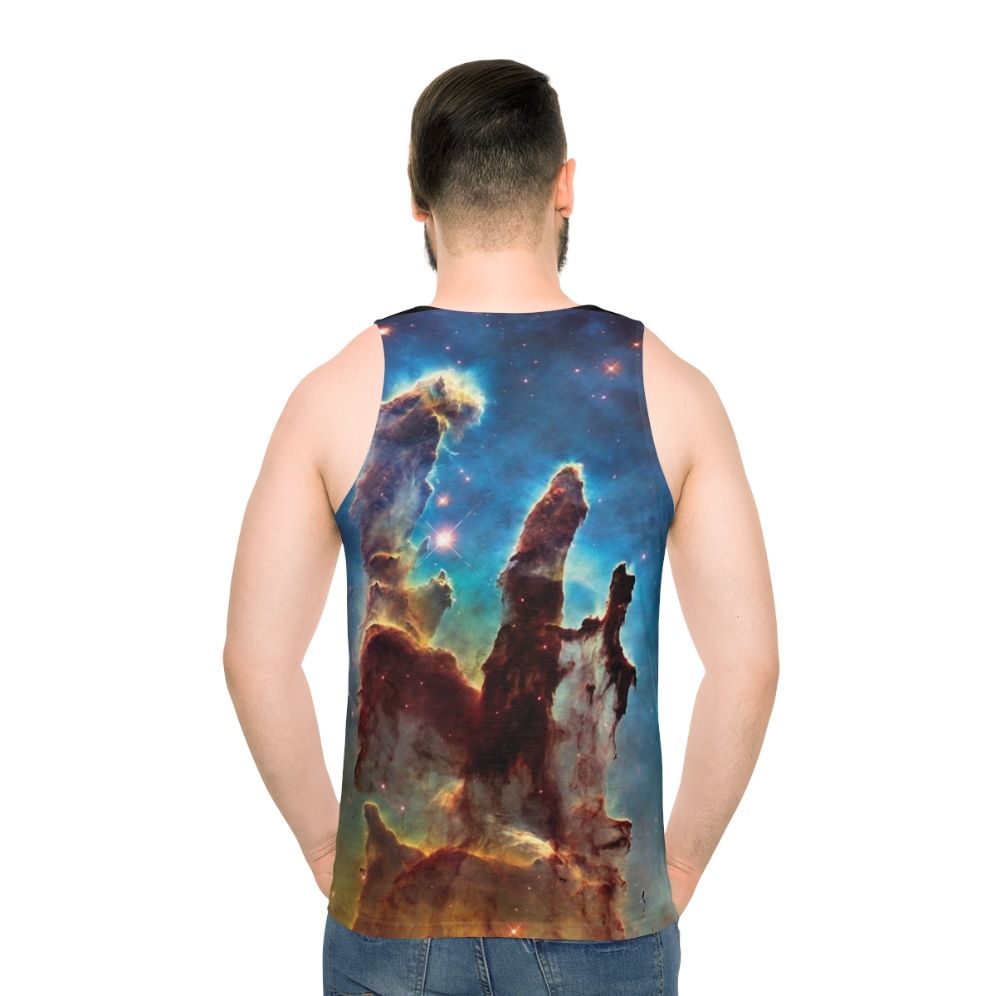 The Pillars of Creation Unisex Tank Top - men back