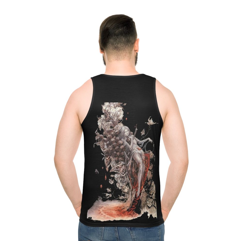 Castlevania Series Unisex Gaming Tank Top - men back