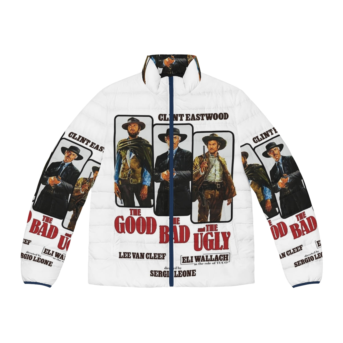 Clint Eastwood inspired "Good, Bad and Ugly" puffer jacket