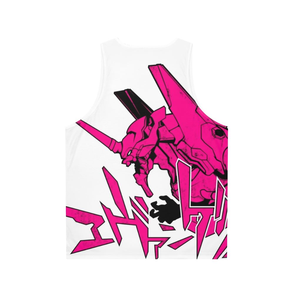 Neon Genesis Evangelion Inspired Unisex Tank Top - Back