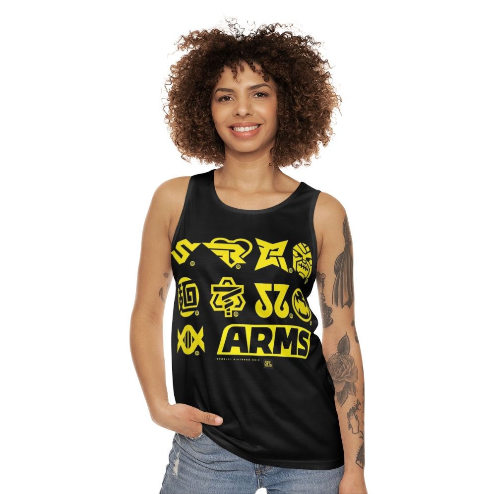 Nintendo Arms Character Icons Unisex Tank Top - women