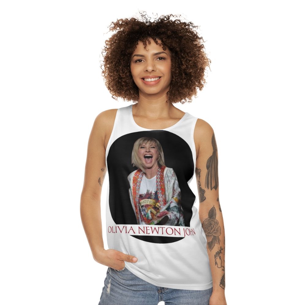 Olivia Newton-John Unisex Retro Tank Top - women