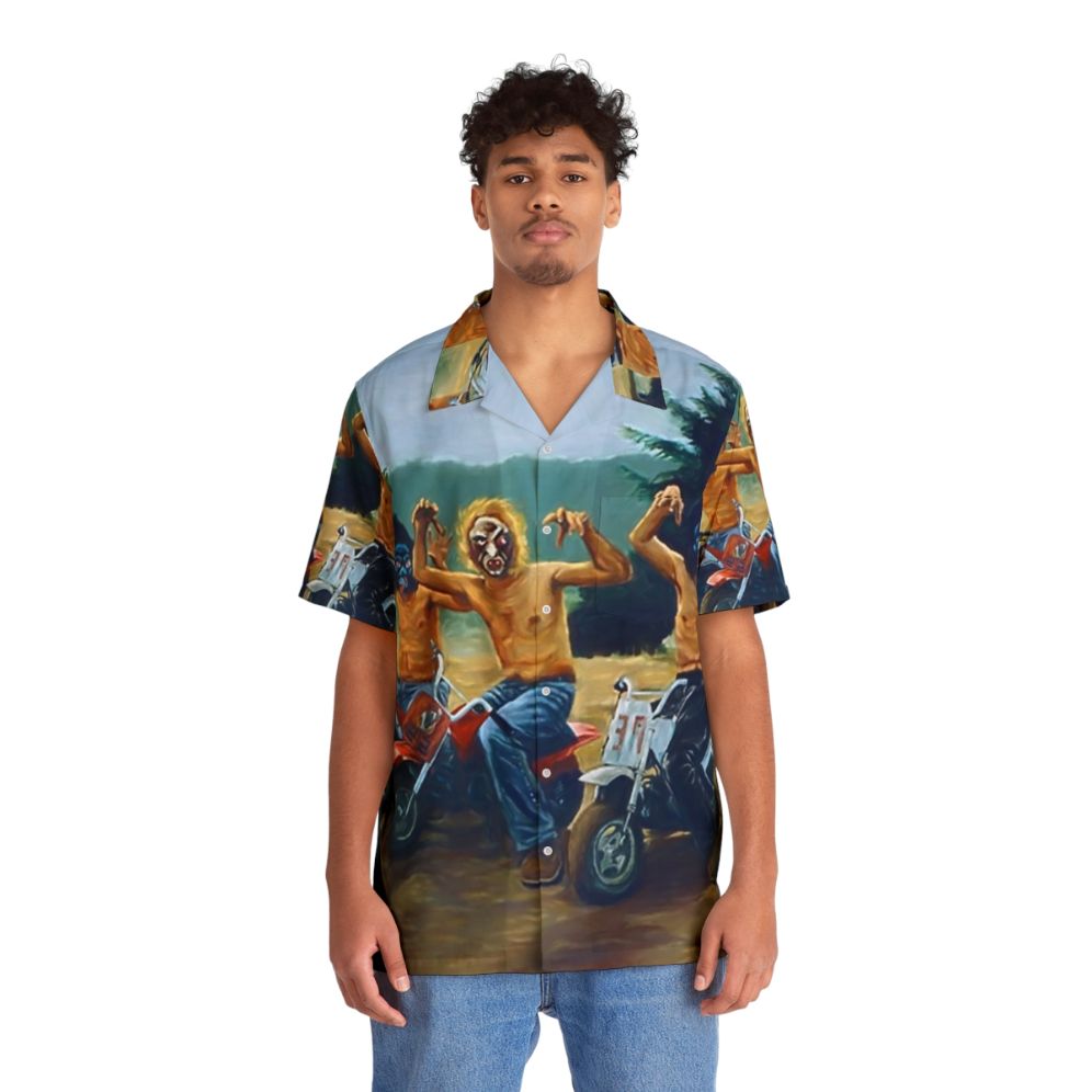 "Royal Tenenbaums Inspired Hawaiian Shirt" - People Front