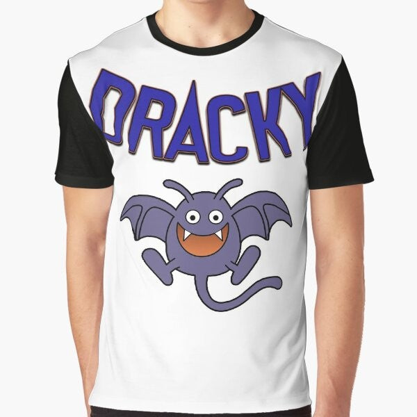 Dragon Quest Dracky digital drawing graphic t-shirt design