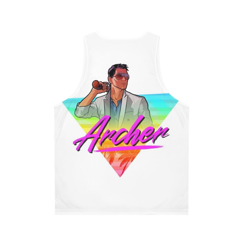 Archer Vice 80s Unisex Tank Top - Back