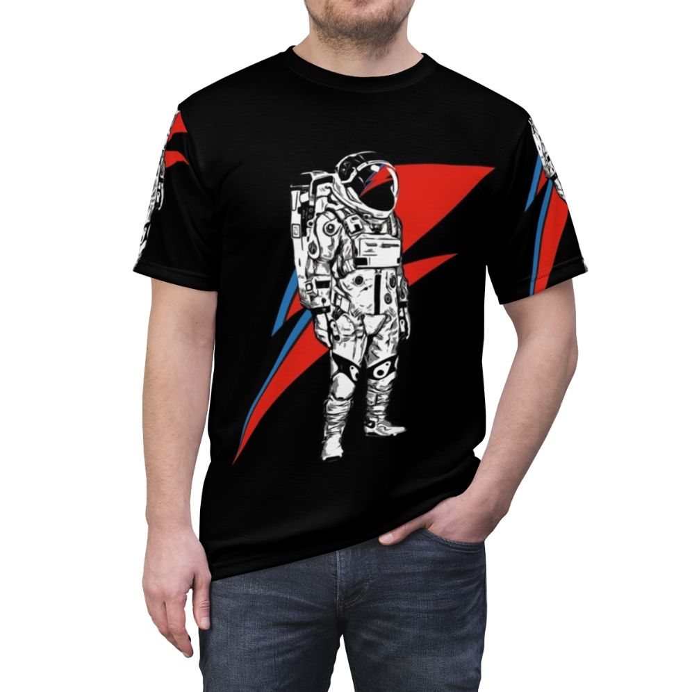 David Bowie Inspired All-Over Print T-Shirt - men front