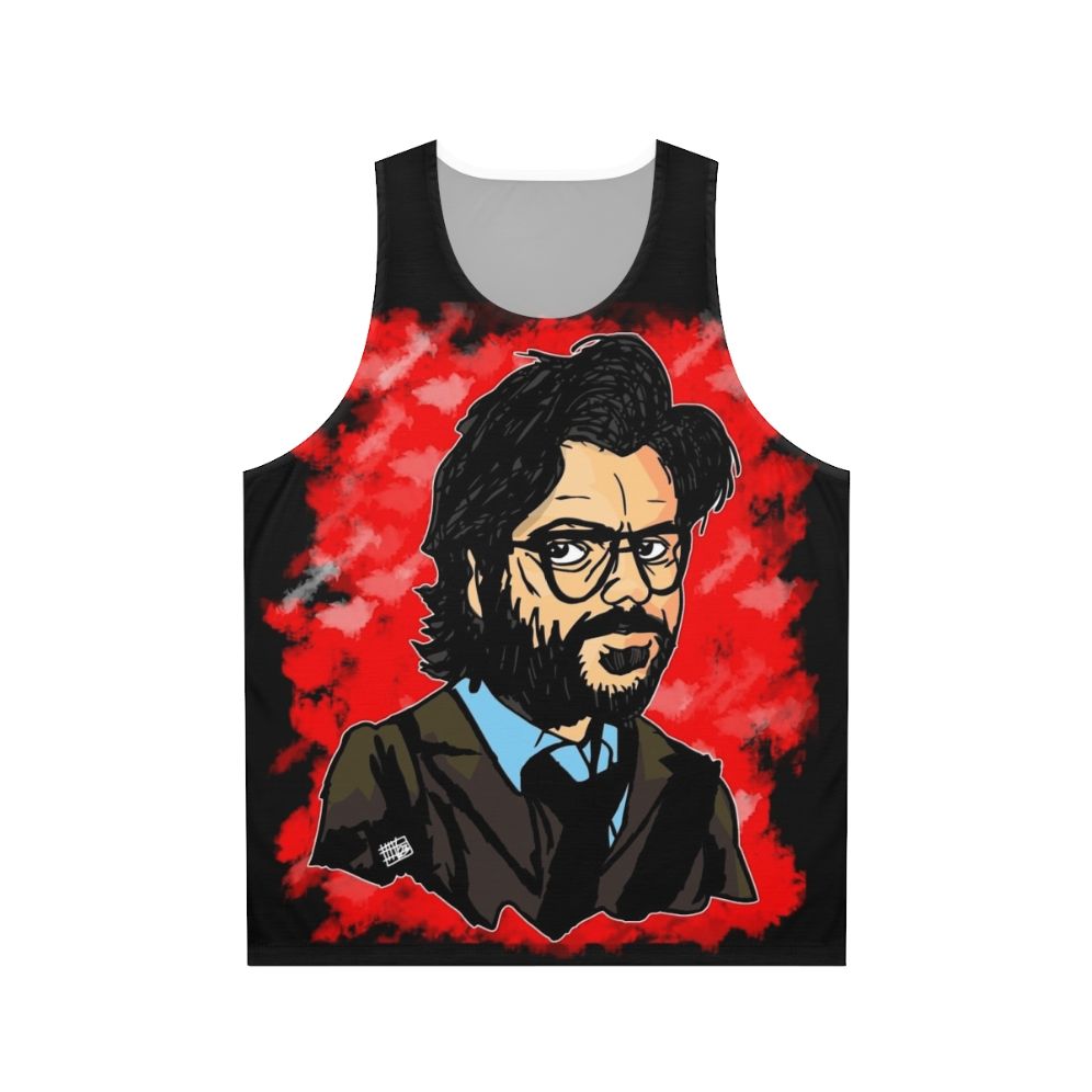 Professor from Money Heist Unisex Tank Top