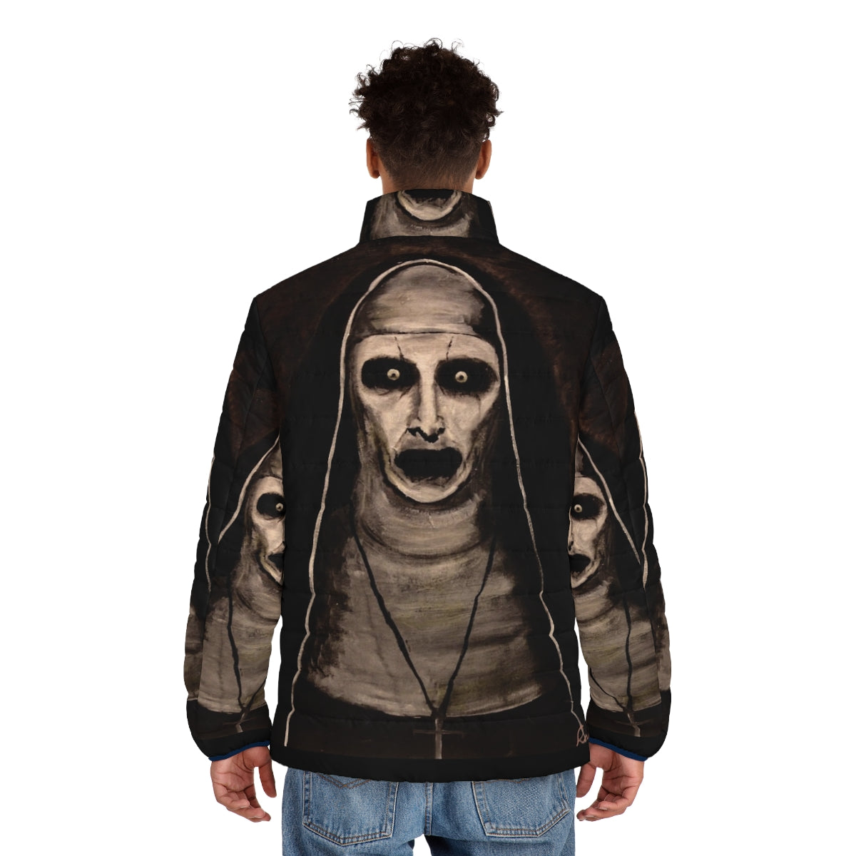 Demonic Sister Valak The Conjuring 2 Puffer Jacket - men back