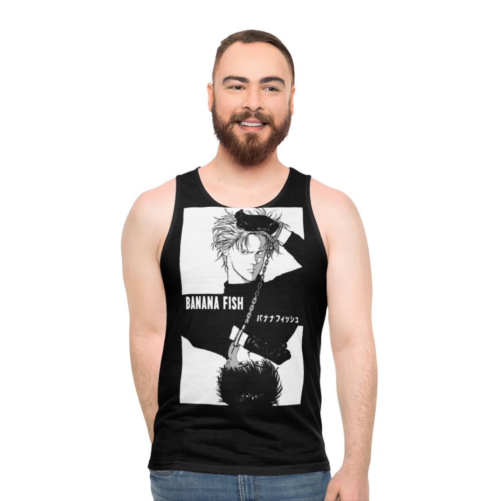 Banana Fish inspired unisex tank top - men