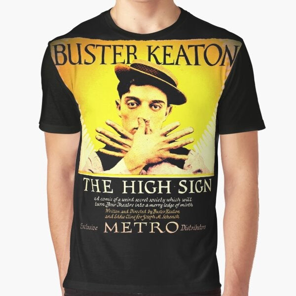 Vintage Buster Keaton The High Sign Graphic T-Shirt