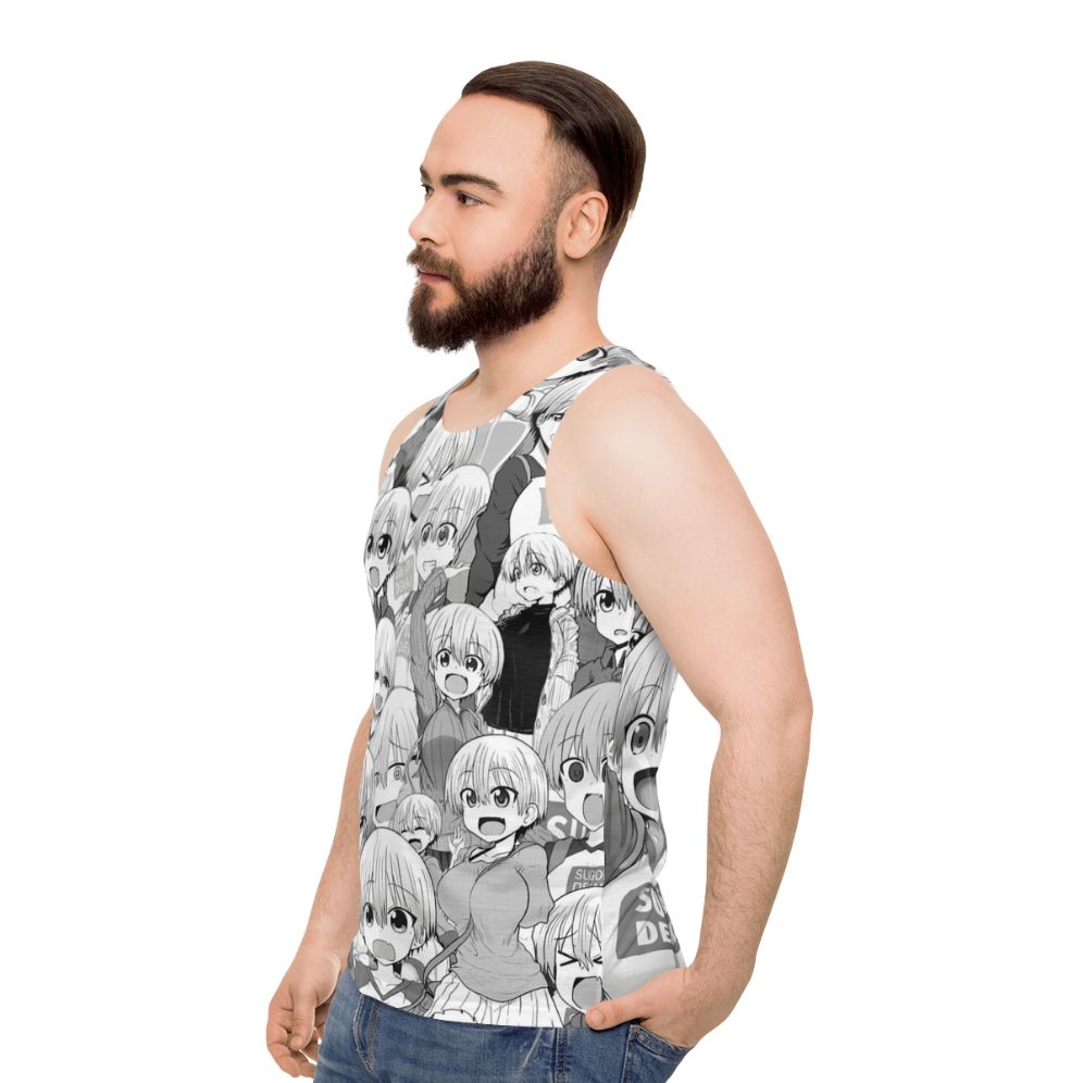 Uzaki Chan Sugoi Dekai Anime Unisex Tank Top - men side