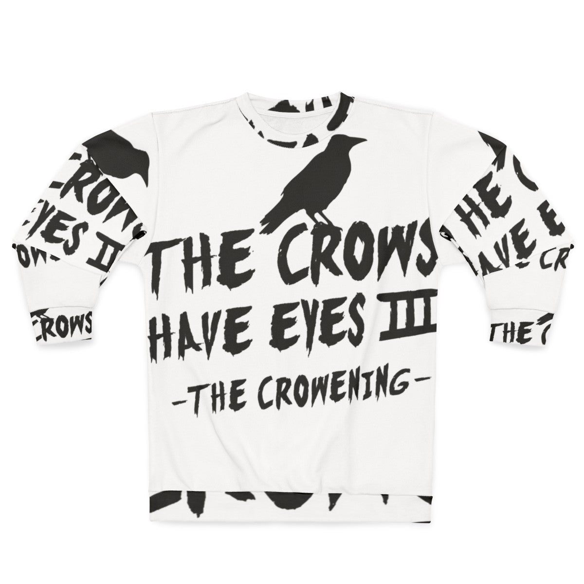 Schitt's Creek 'The Crows Have Eyes III' Black Graphic Sweatshirt