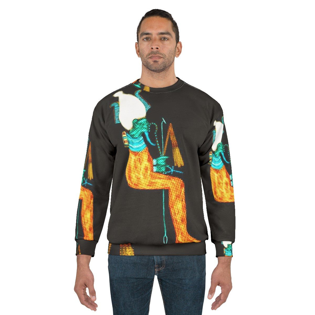 Osiris Modern Art Egyptian God Sweatshirt - men