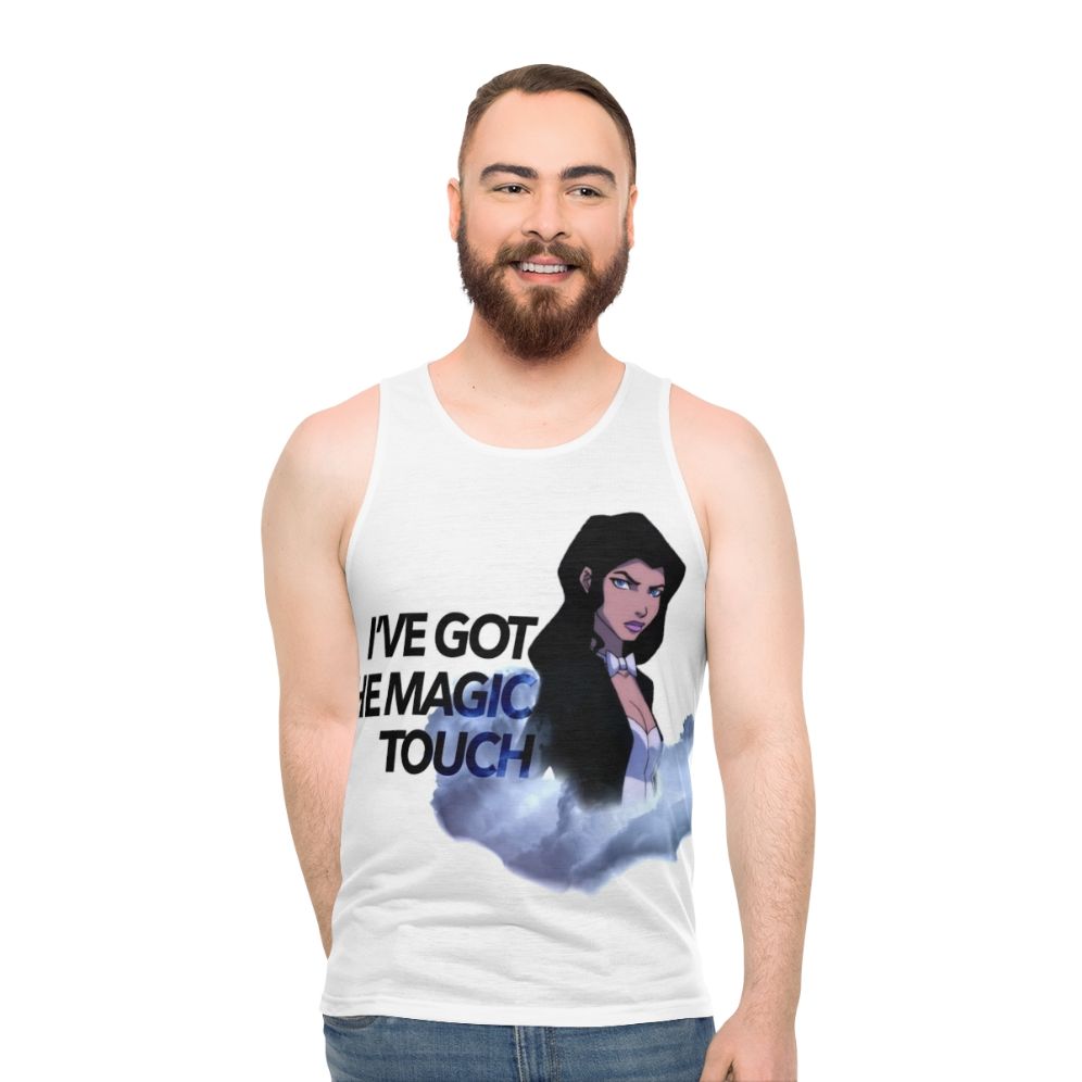 Zatanna magician cartoon superhero tank top - men