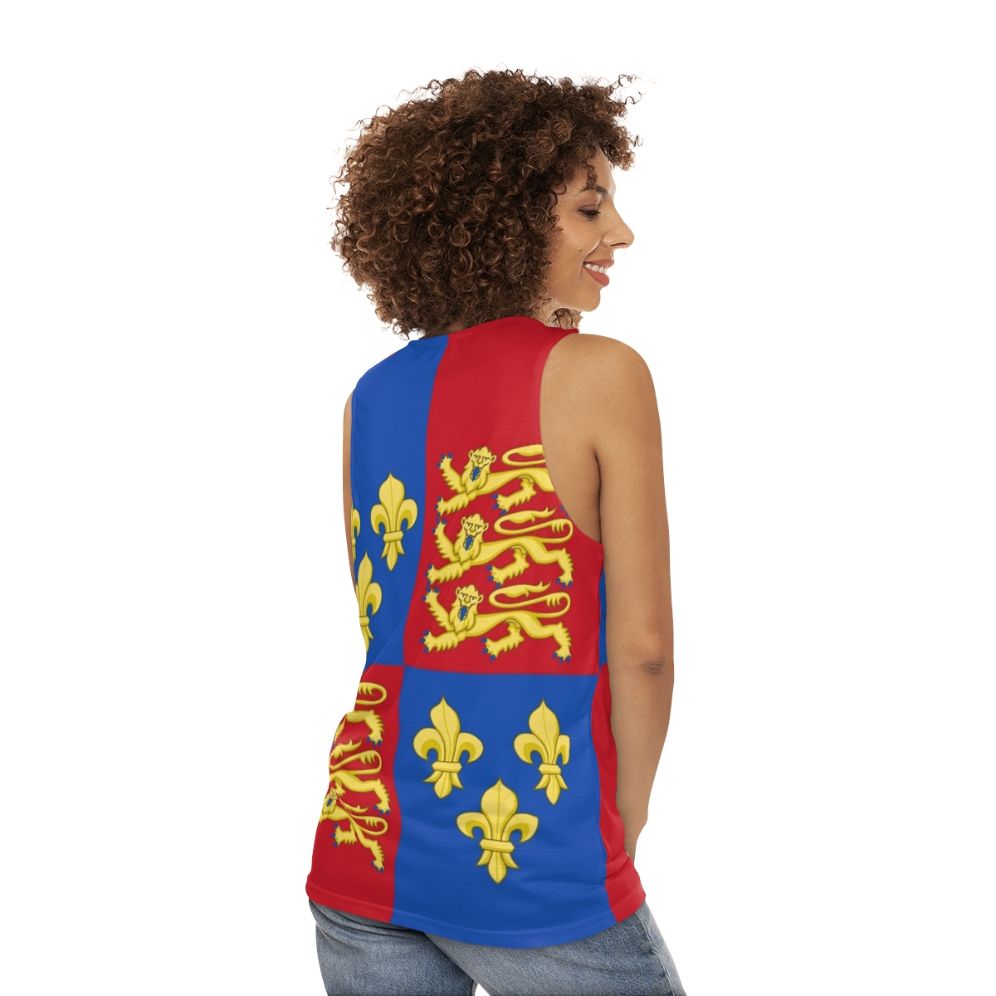 King Henry V Royal Heraldry Tank Top - women back