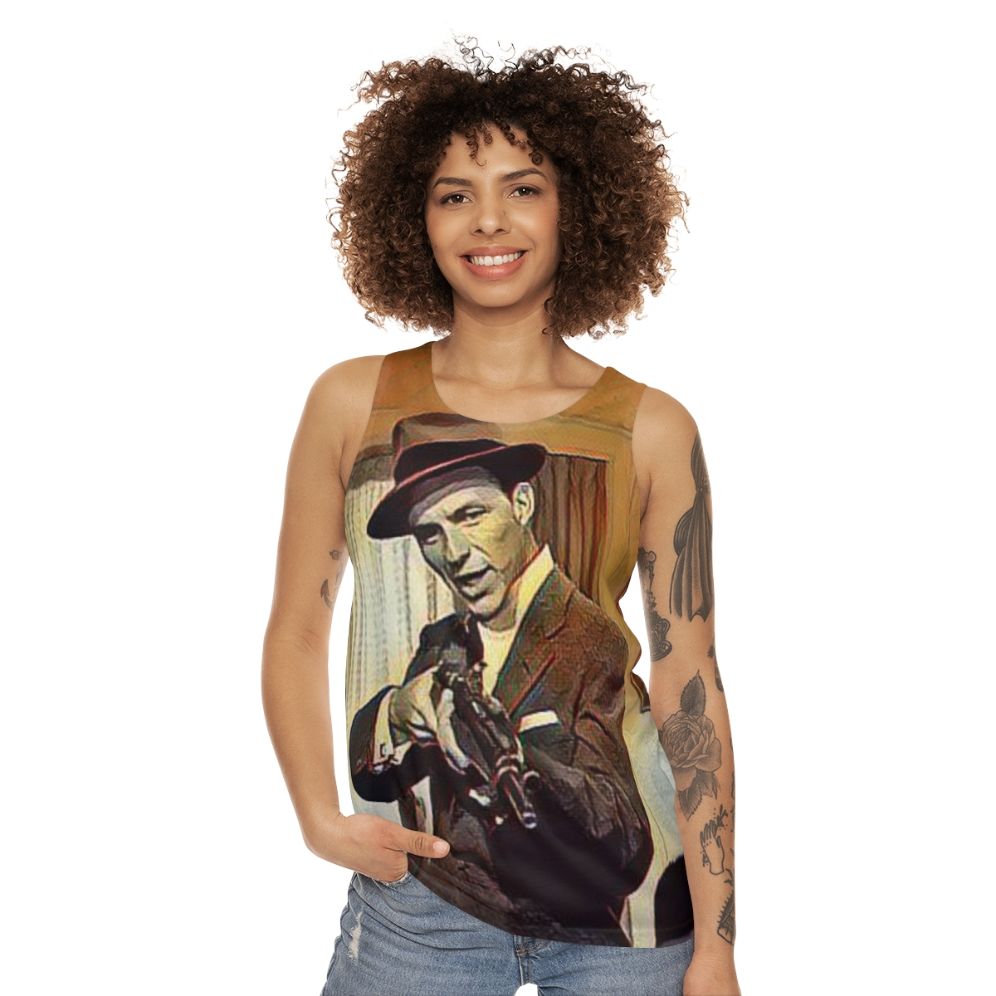 Frank Sinatra Unisex Tank Top - women