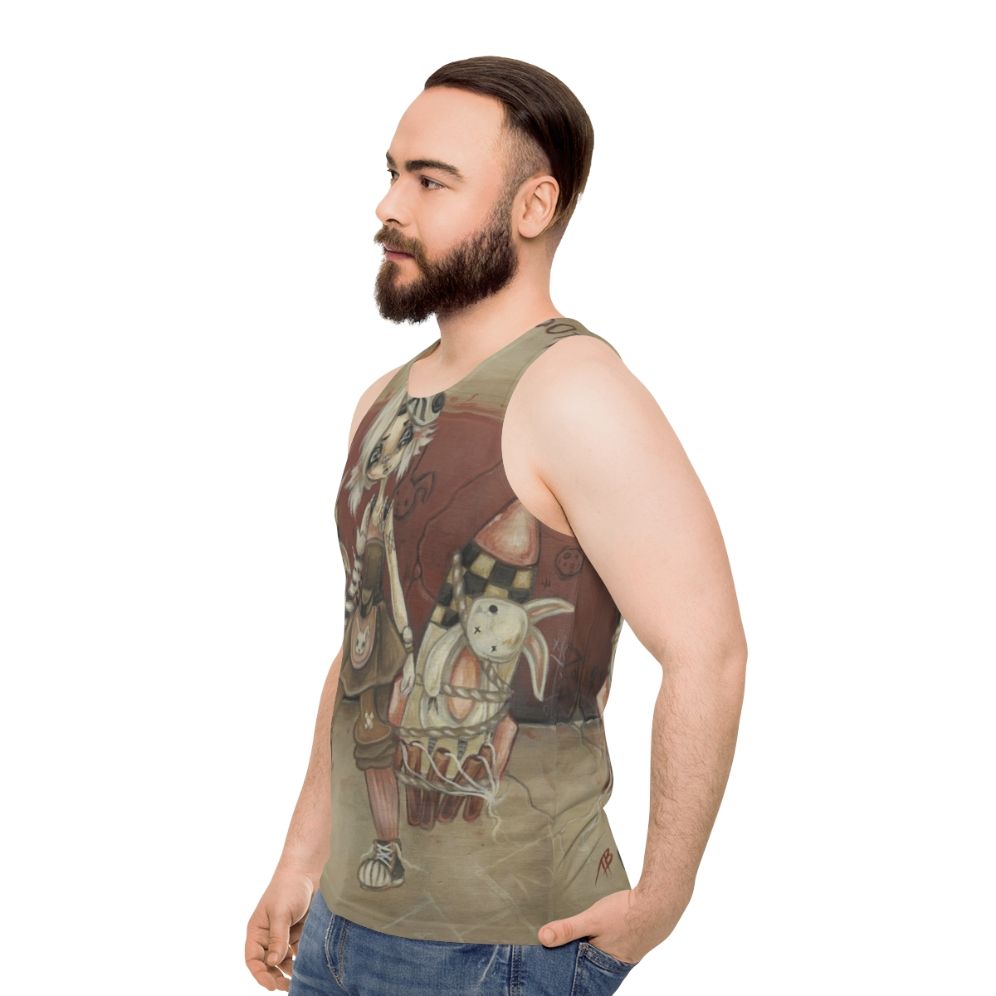 Borderlands Unisex Fantasy Art Tank Top - men side